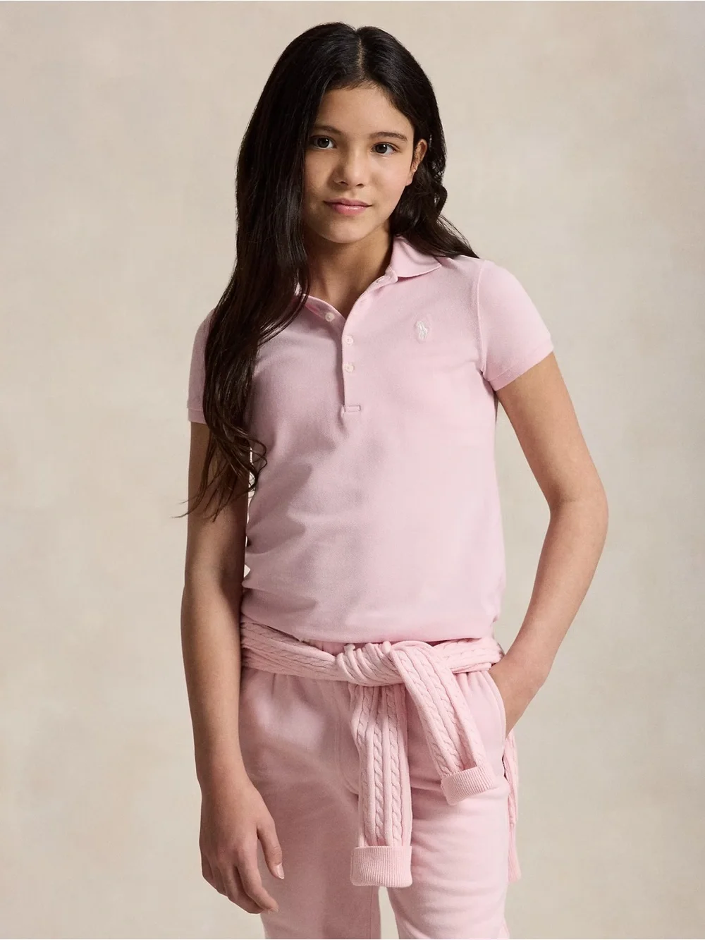 Girls Ralph Lauren Pink Polo - Size 8-10 years